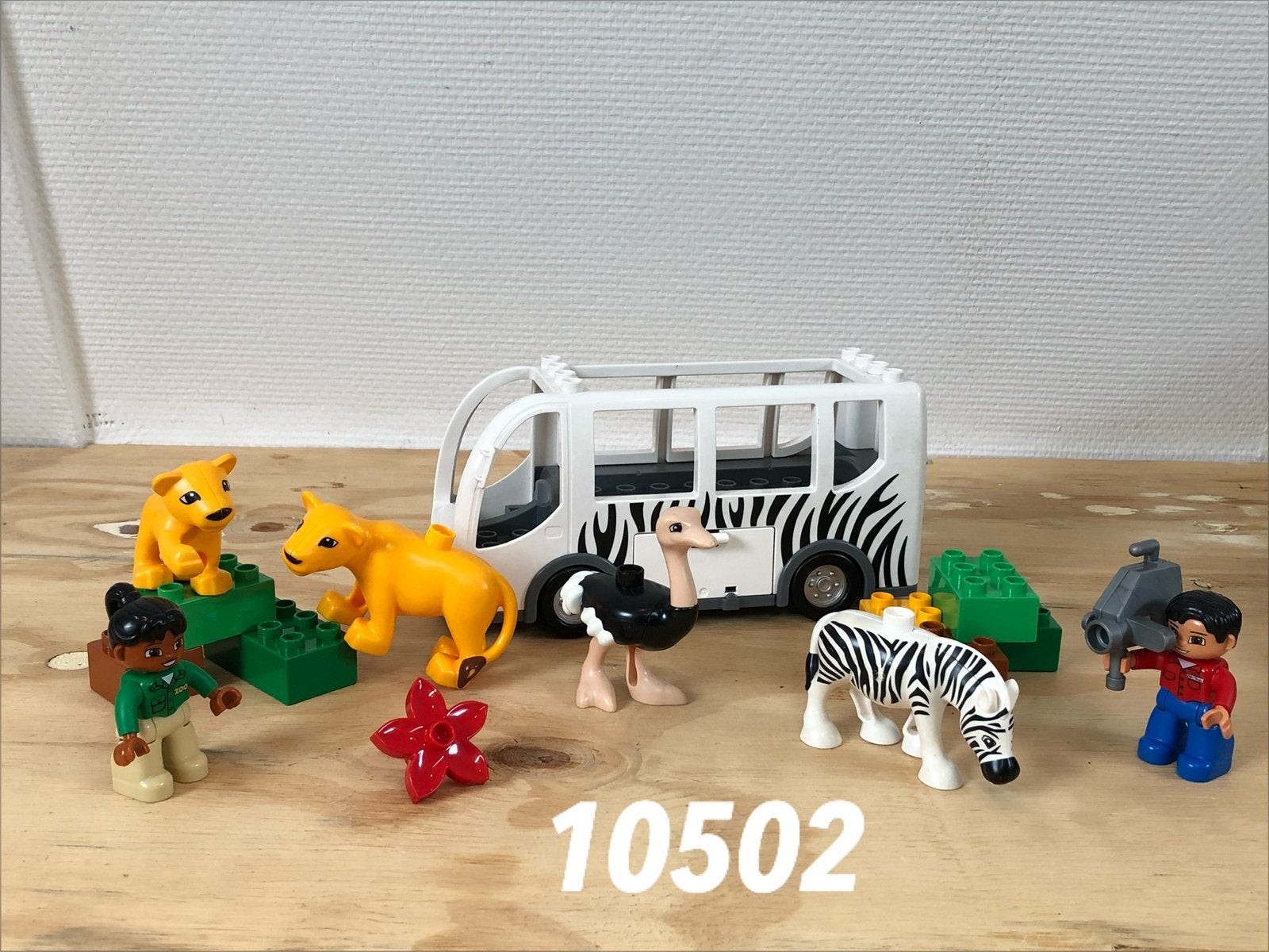 Duplo safari bus 10502 (compleet) 1, Ophalen of Verzenden, Zo goed als nieuw, Complete set, Duplo