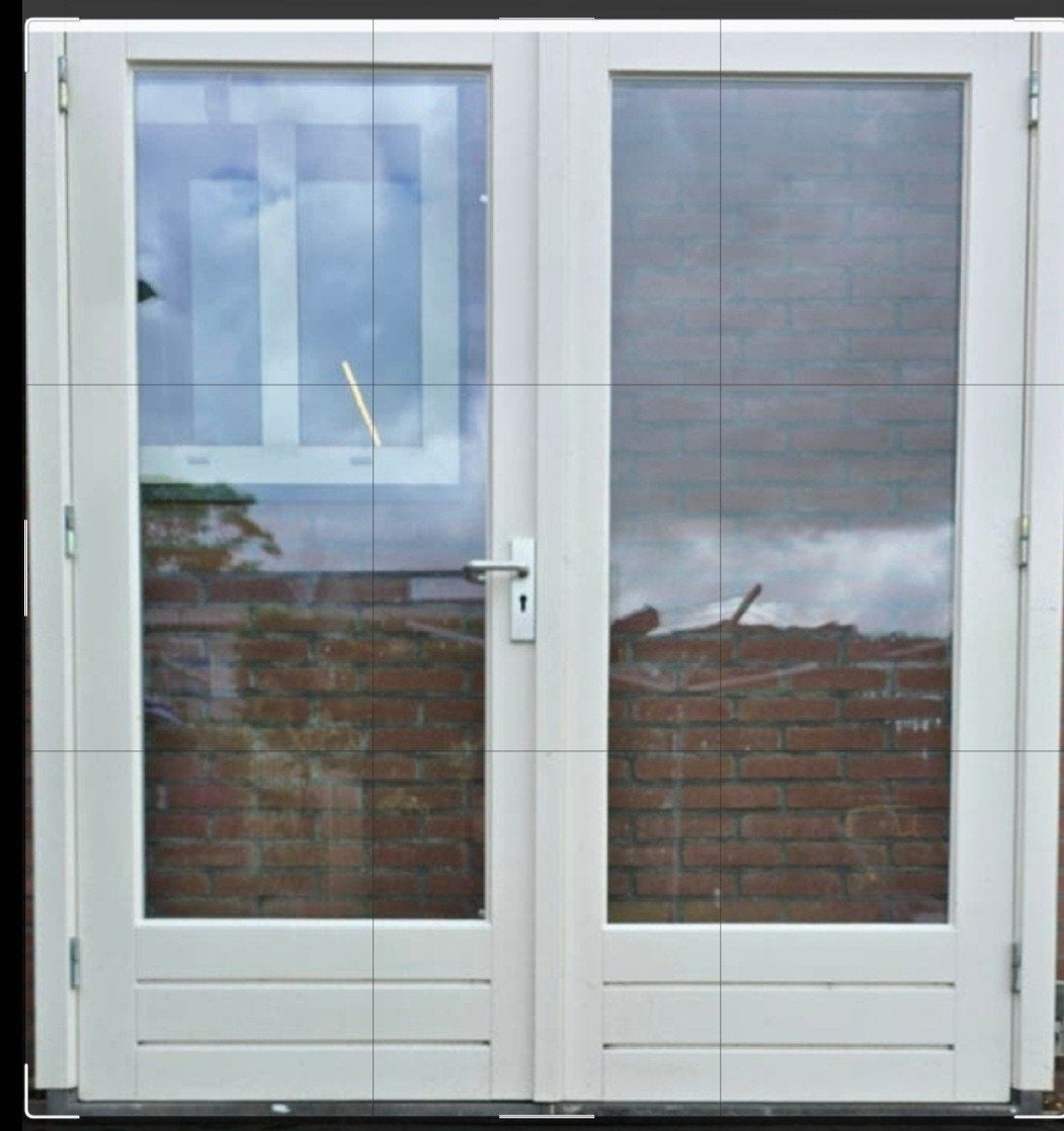 Tuindeuren met kozijn Met stenen onder dorpel, Doe-het-zelf en Verbouw, Deuren en Horren, Ophalen, 120 cm of meer, 215 cm of meer