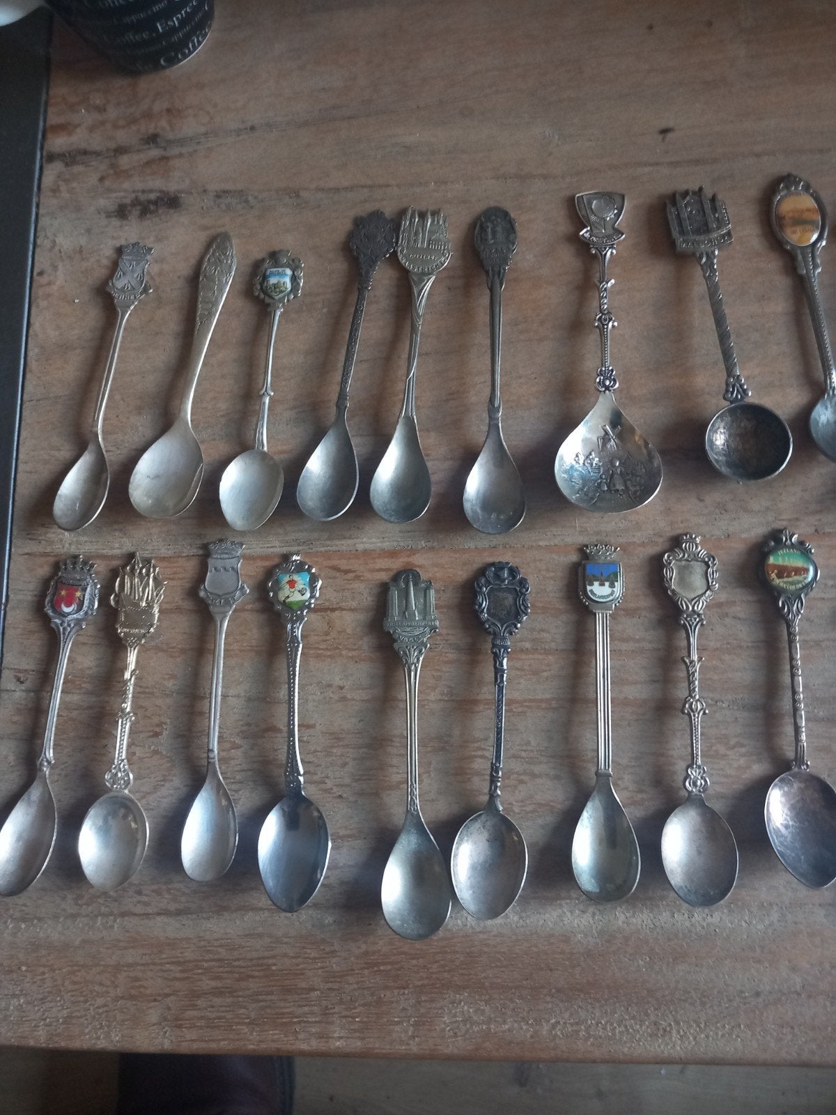 80 stuks theelepels zilver en verzilverd, Ophalen of Verzenden