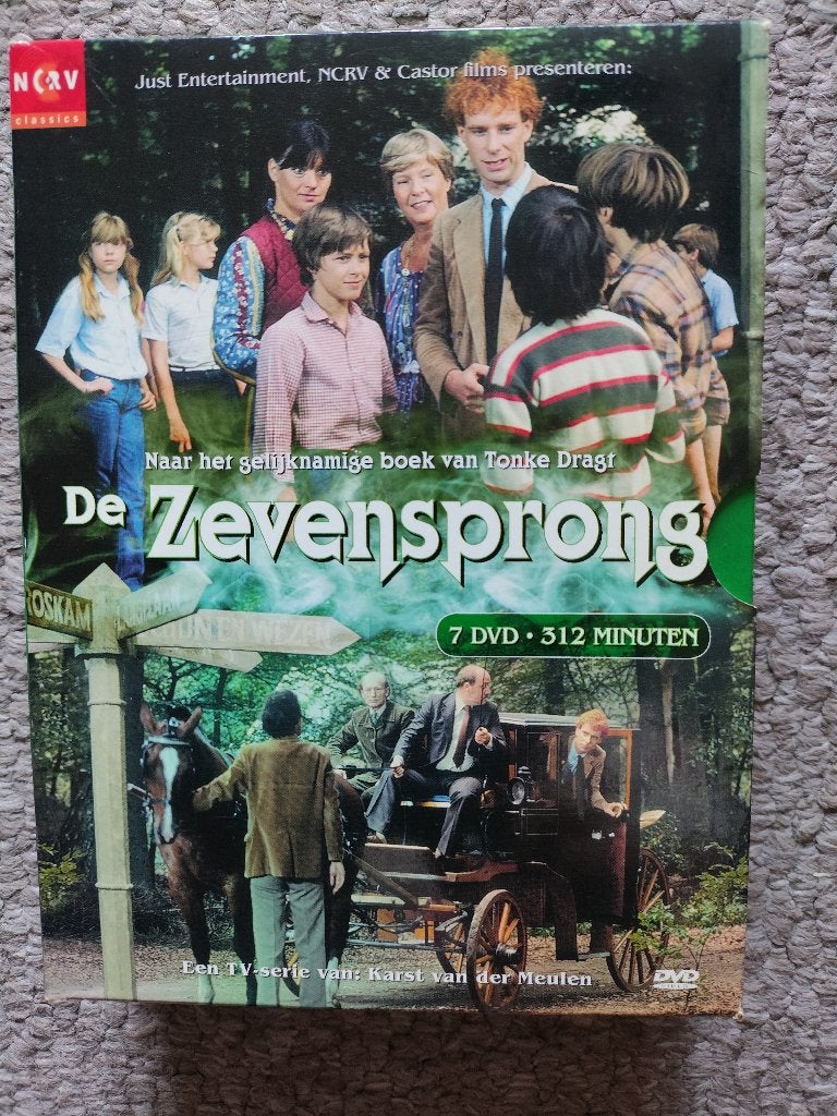 De Zevensprong 7 dvd 312 minuten kijkplezier, Alle leeftijden, Ophalen of Verzenden, Zo goed als nieuw