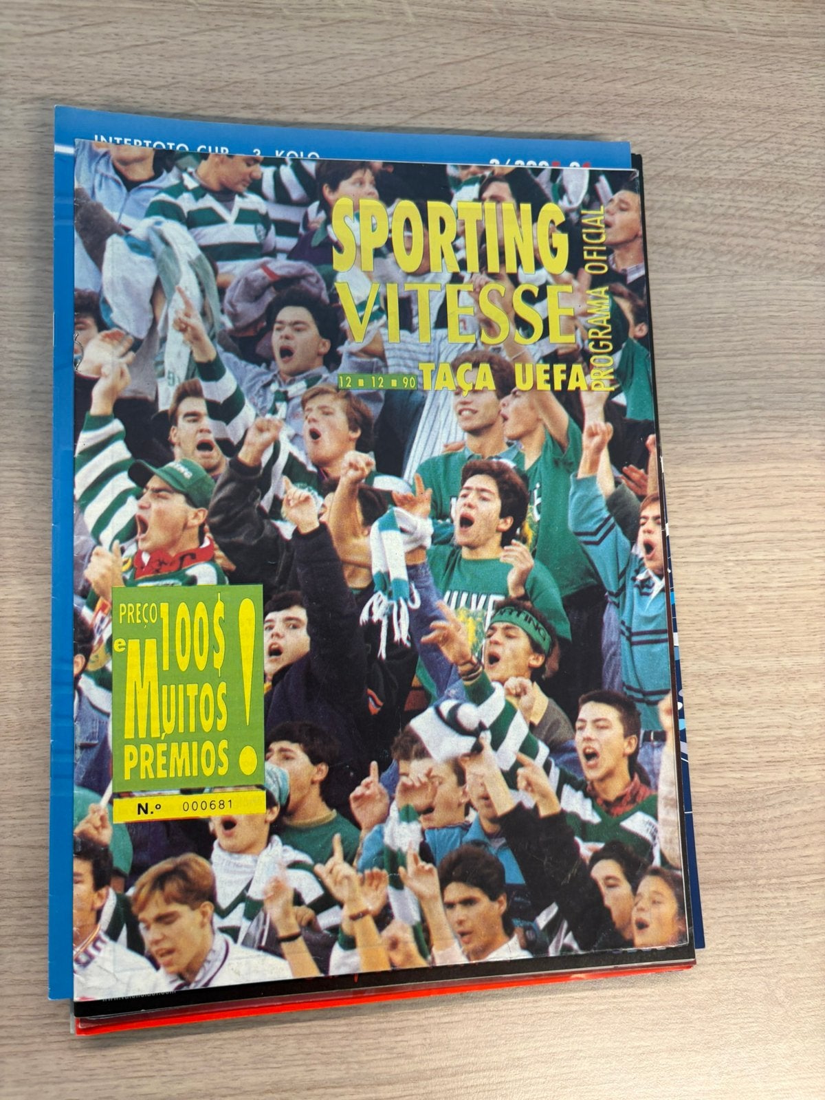 Programmaboekje Sporting Lissabon - Vitesse, Verzamelen, Ophalen of Verzenden, Zo goed als nieuw, Vitesse, Boek of Tijdschrift