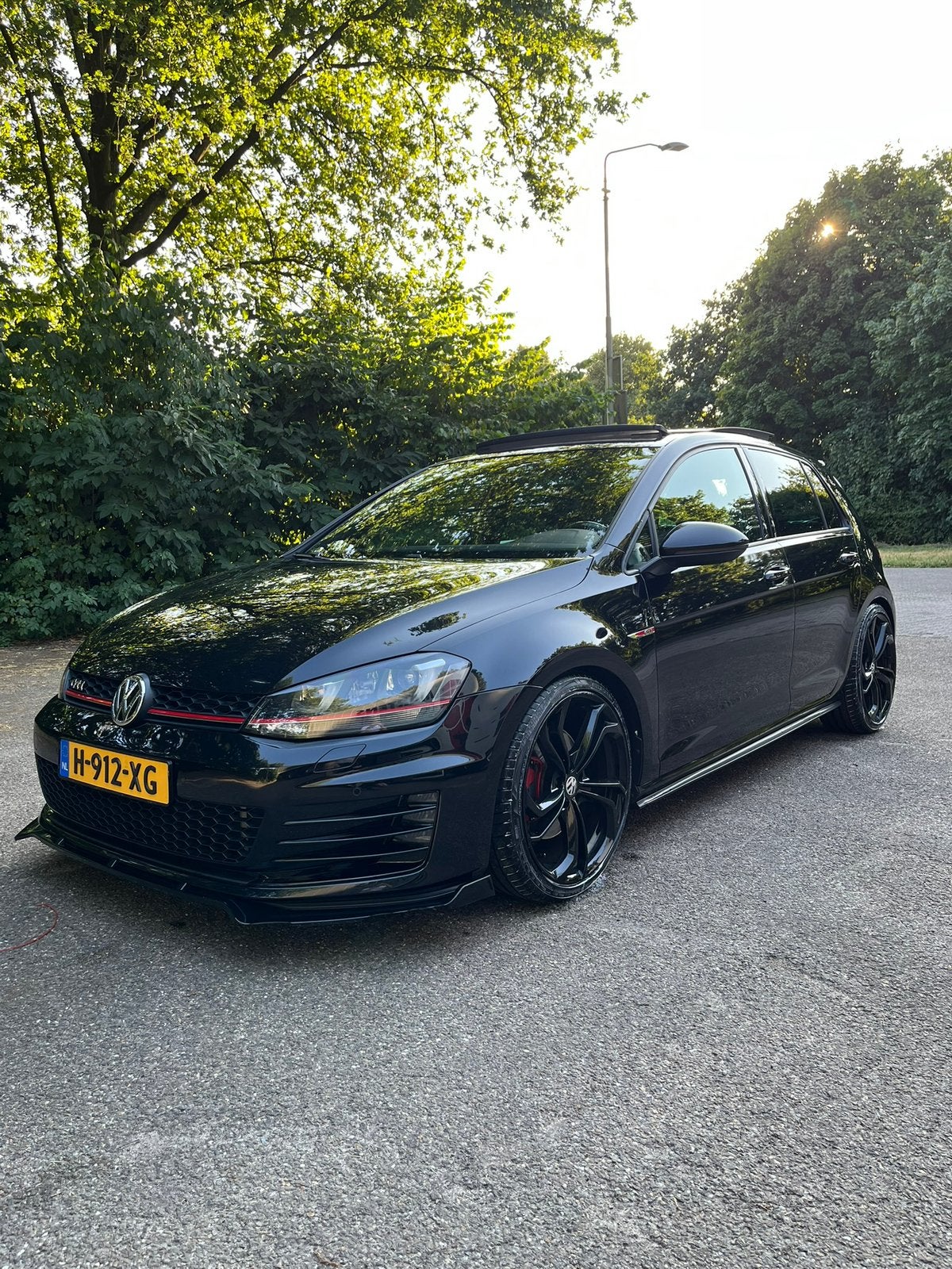 Volkswagen golf gti 7 performance BOMVOL, Zwart, 1984 cc, Zwart, Leder