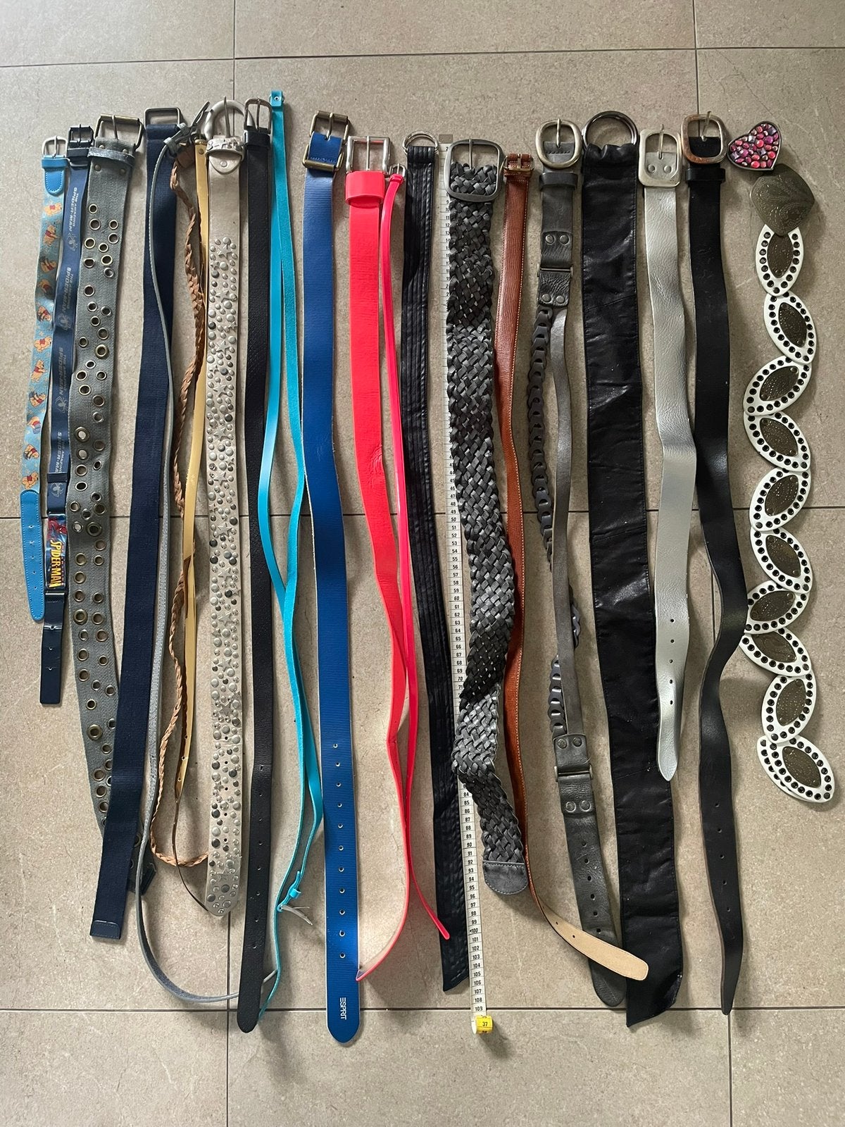 Riemen Diverse Stijlen & Kleuren 2 euro per stuk, Overige kleuren, 100 cm of meer, Echt leder, Ophalen of Verzenden