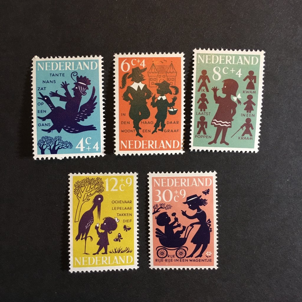 i42-802opl Nederland 1963 NVPH 802 tm 806 ongebruikt/plakker, Ophalen of Verzenden, Na 1940, Postfris
