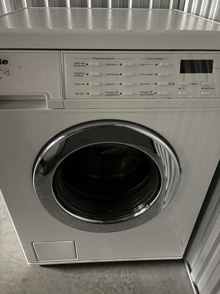 Miele Wasmachine met Diverse Programma's, Witgoed en Apparatuur, Wasmachines, Gebruikt, Voorlader, 6 tot 8 kg, 85 tot 90 cm, 1200 tot 1600 toeren