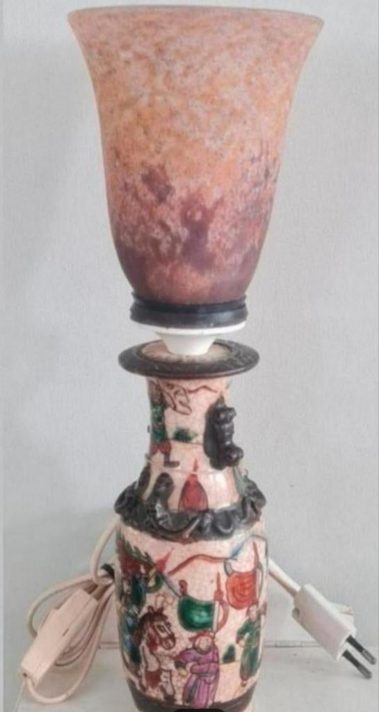 Antieke Chinese Nanking vaaslamp, Ophalen