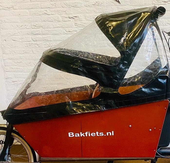 Bakfiets nl cabrio regentent *alleen de huif, Fietsen en Brommers, Fietsen | Bakfietsen, Ophalen of Verzenden, Gebruikt, 4 kinderen of meer