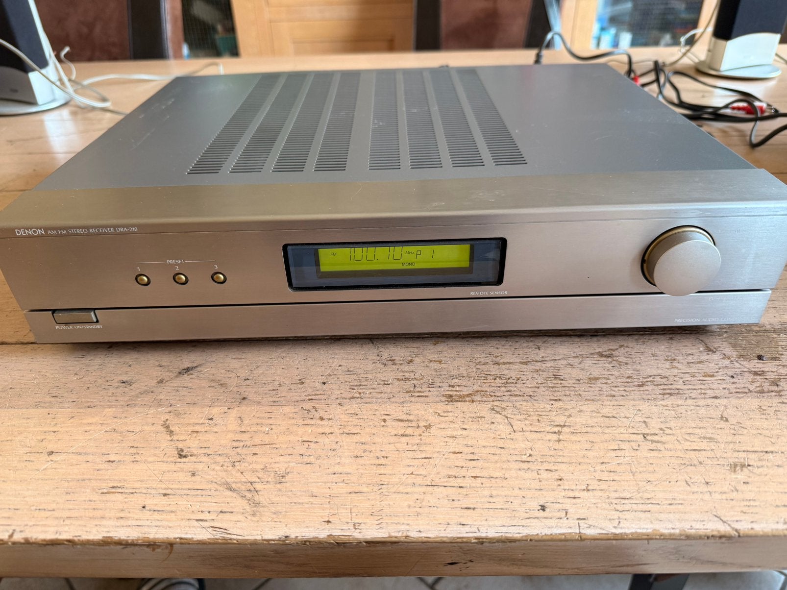 Denon dra-210 receiver zie foto’s, Audio, Tv en Foto, Ophalen of Verzenden, Zo goed als nieuw, 60 tot 120 watt, Denon