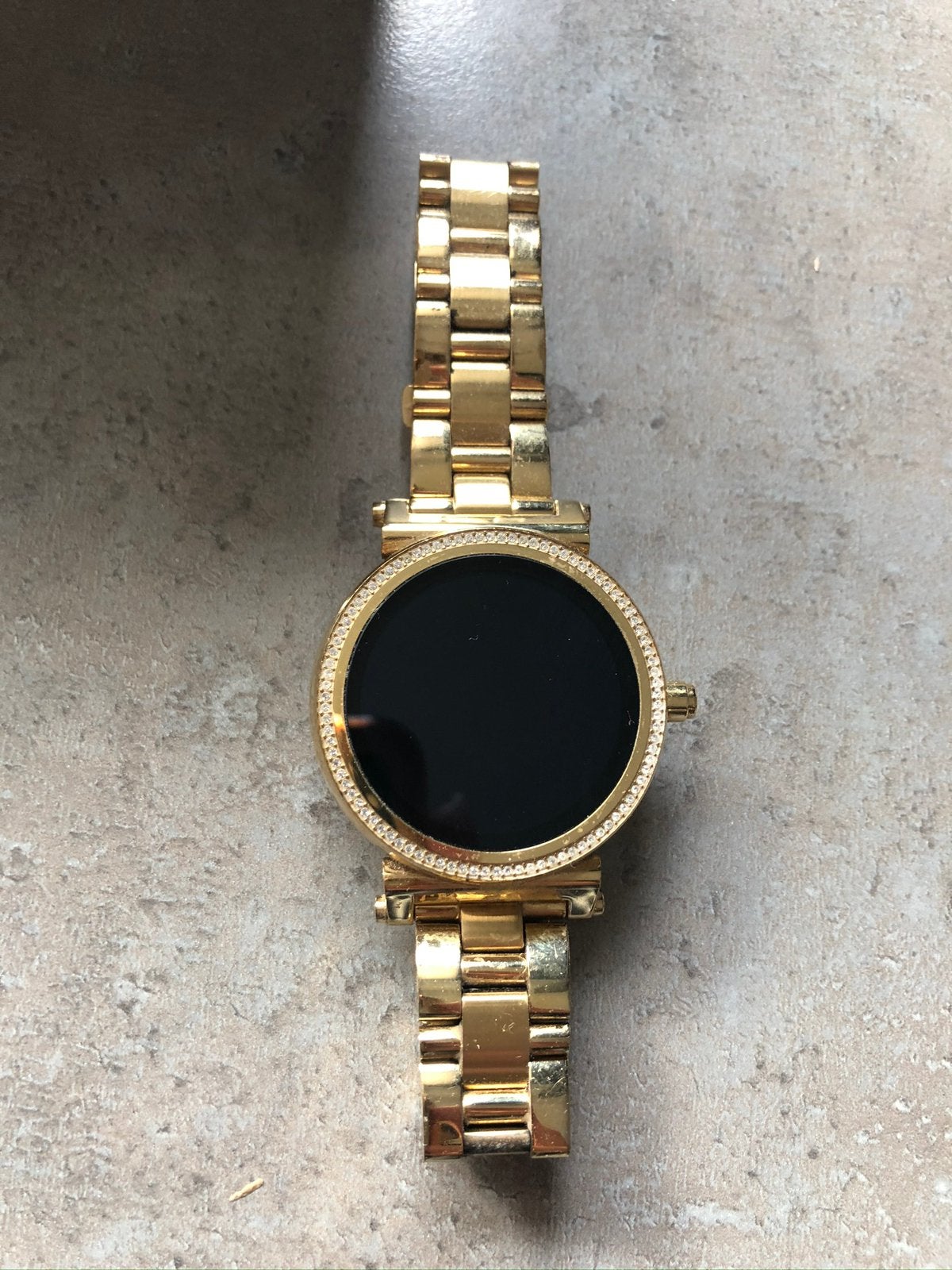 Mikael kors horloge, Ophalen, Zo goed als nieuw, Zwart, Android