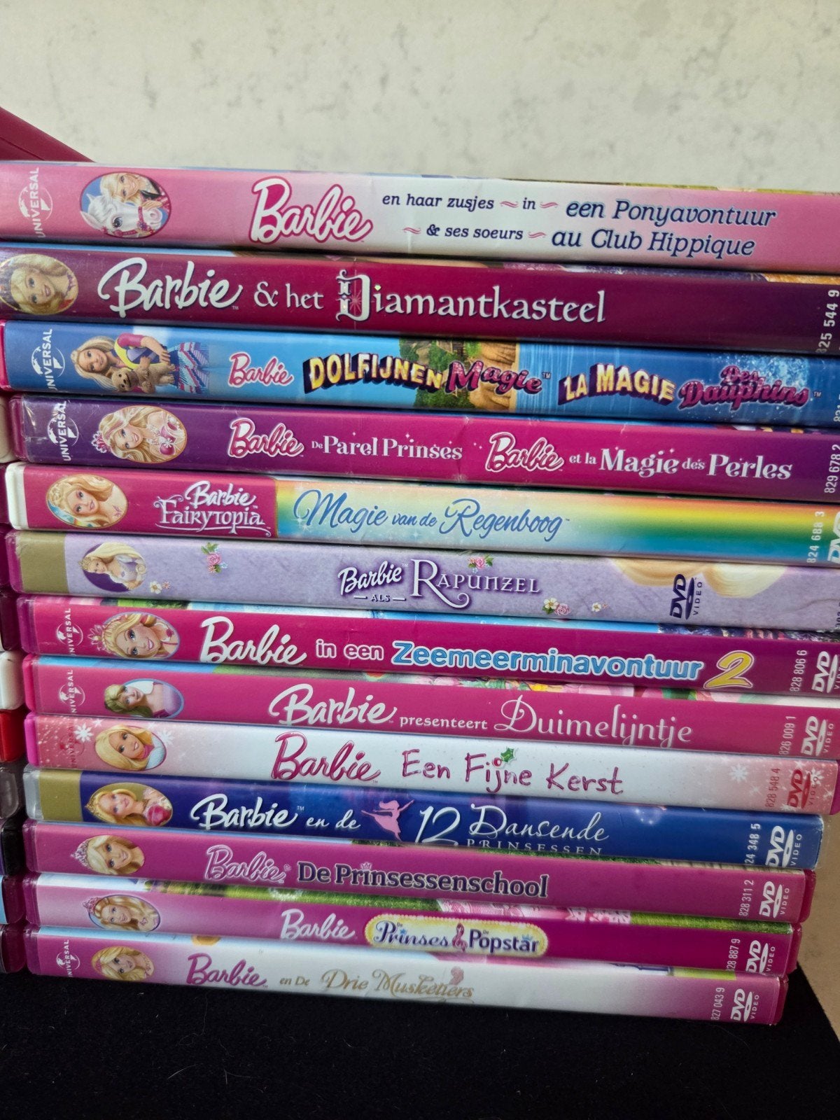 Barbie - 29x dvd, Alle leeftijden, Ophalen of Verzenden, Zo goed als nieuw