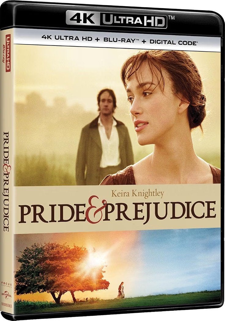 Pride & Prejudice 4K UHD Blu-Ray USA (Geseald) IMDb 7.9, Engels, Film, Engels, Ophalen of Verzenden