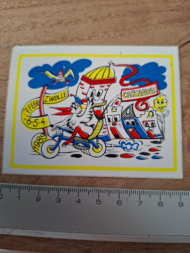 Sticker Zwolle, Ophalen of Verzenden, Zo goed als nieuw, Overige typen