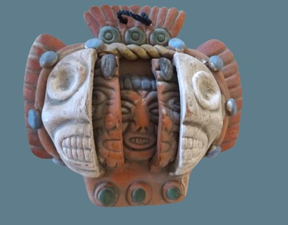 Mexico The Three  Ages of Man, inspiratie precolumbiaans, Antiek en Kunst, Verzenden