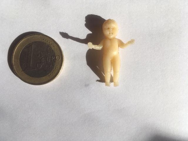 mini poppetje, Ophalen of Verzenden, Gebruikt