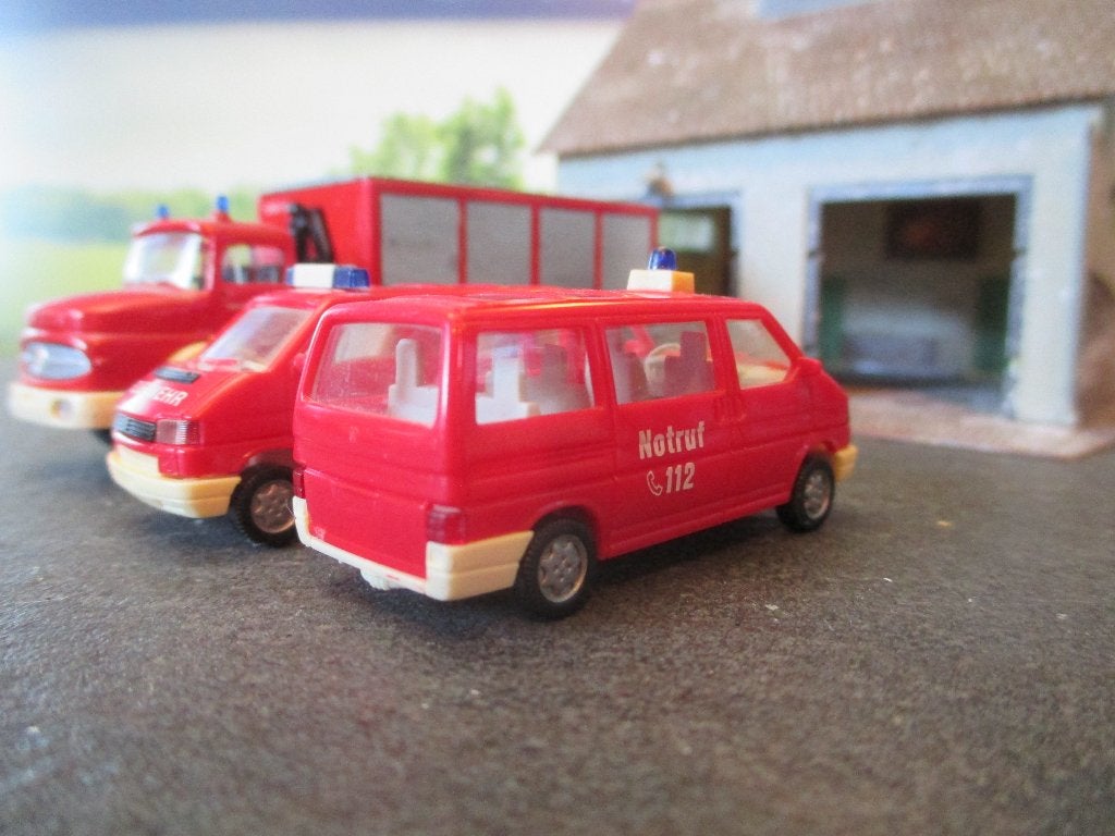 Volkswagen Transporter Bus T4 Caravelle- Wiking Brandweer #2, Ophalen of Verzenden, Gebruikt, Bus of Vrachtwagen, Wiking