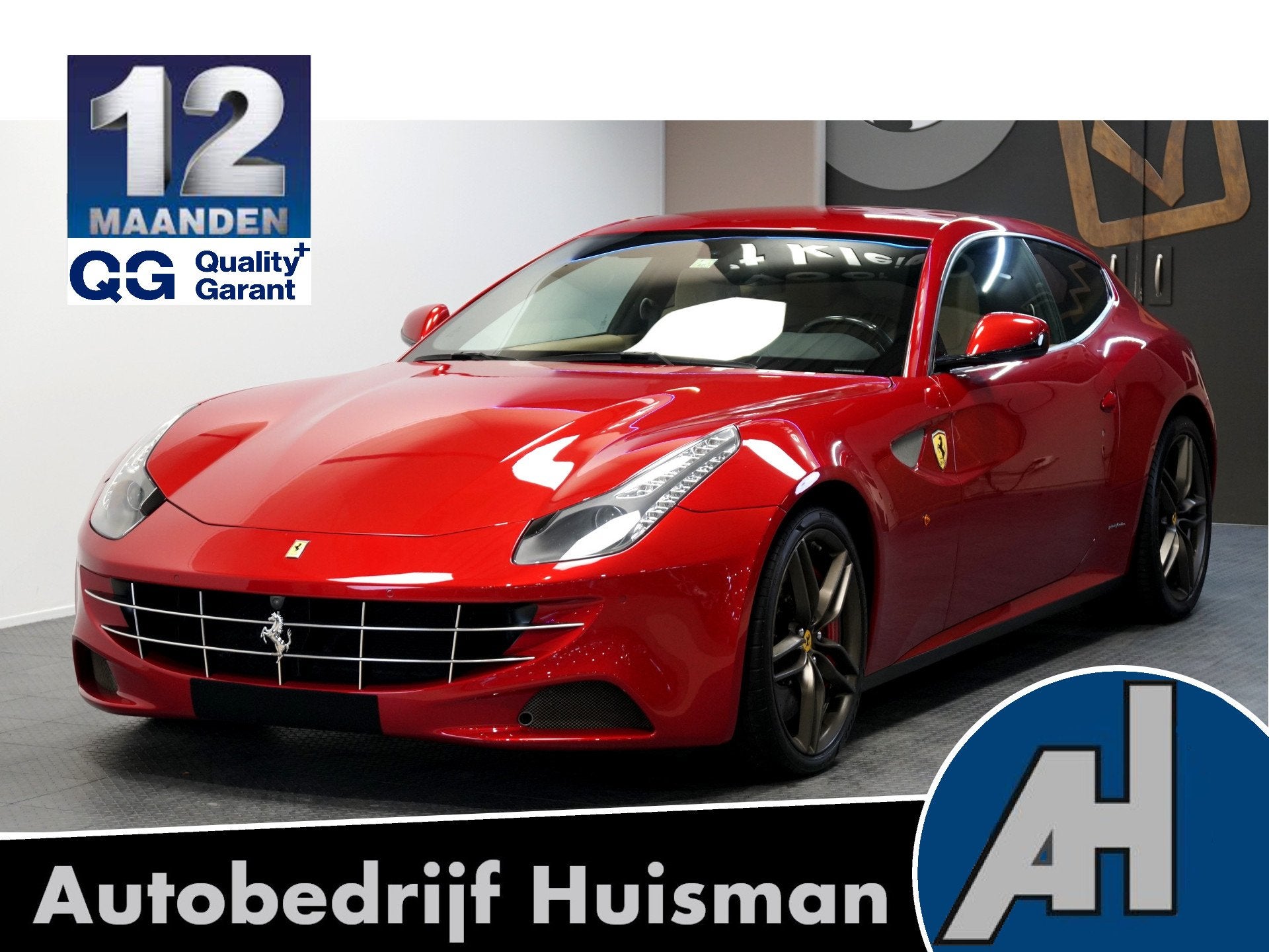 Ferrari FF 6.3 V12 HELE ROSSO MARANELLO + LED STUUR + CARBON, Auto's, Ferrari, Bedrijf, Te koop, FF, 360° camera, 4x4, ABS, Achteruitrijcamera