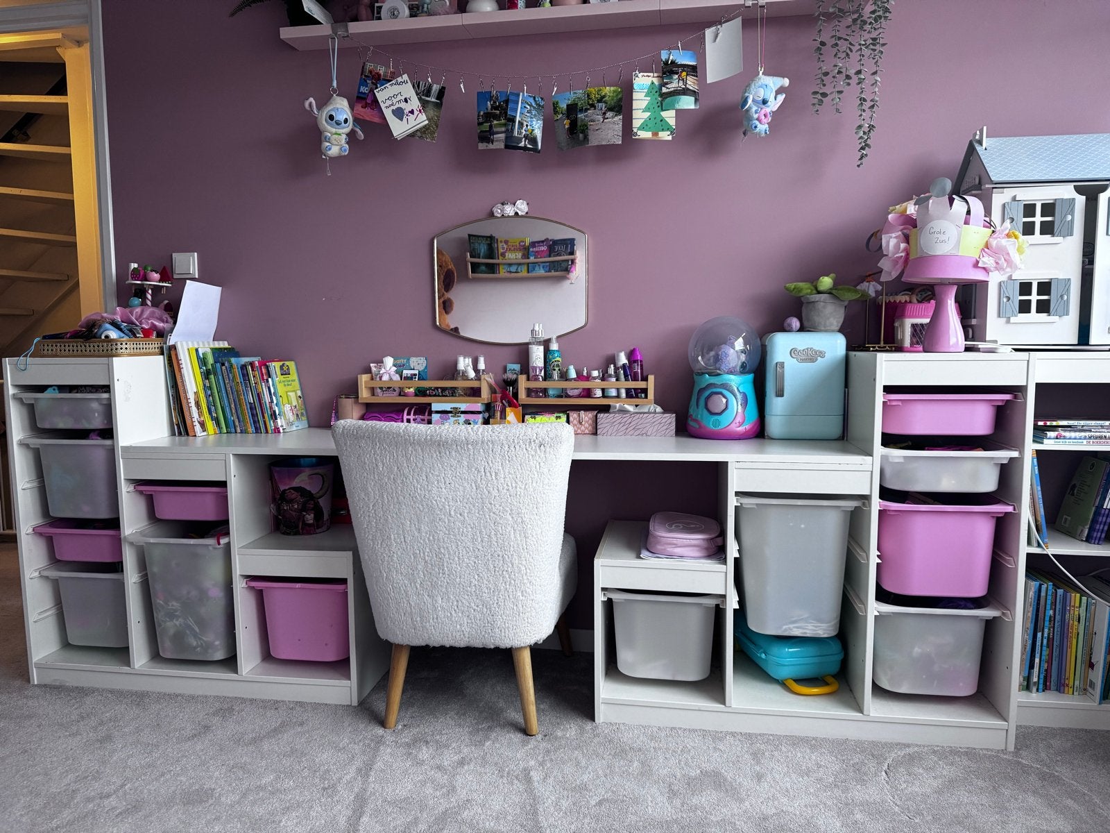 Kinderbureau ikea trofast, Ophalen, Gebruikt, Met lades, Overige merken