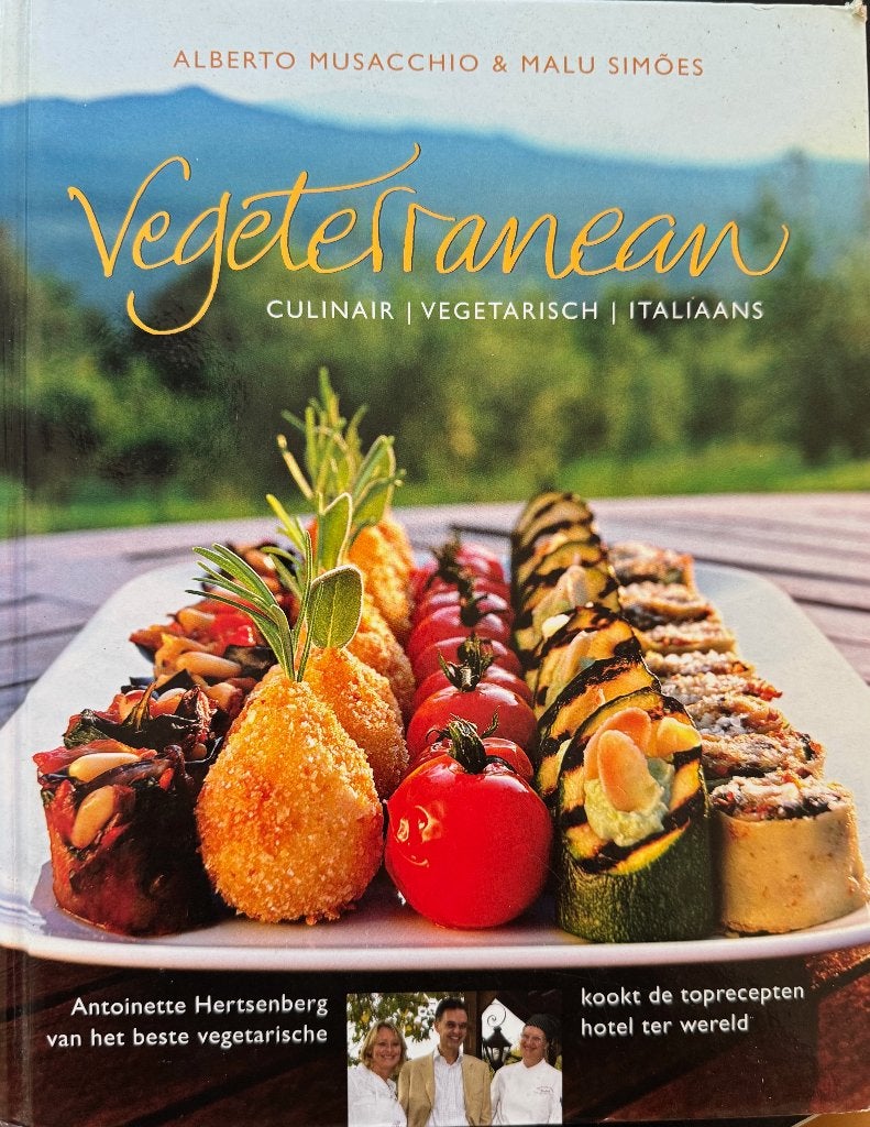 A.Musacchio - Vegeterranean culinair/vegetarisch/Italiaans, Ophalen of Verzenden, Zo goed als nieuw, Italië, Gezond koken