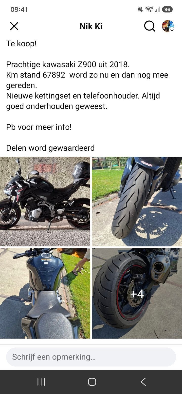 Kawasaki Z900 uit 2018 - Goed onderhouden, Motoren, Onderdelen | Kawasaki, Ophalen
