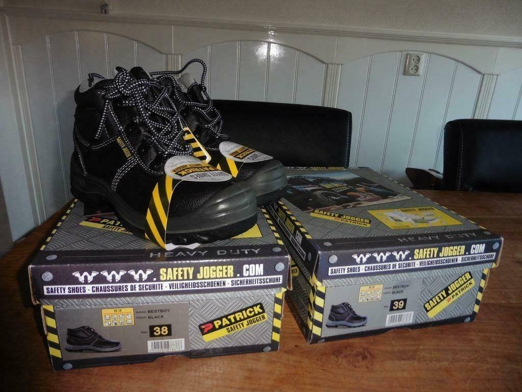 Nieuwe Safety schoen jogger Patrick maat 38 en 39, Ophalen of Verzenden, Nieuw, Zwart, Werkschoenen