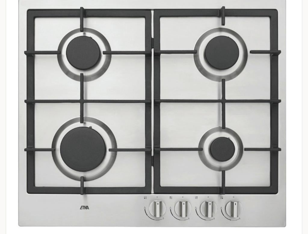 Etna 577539/01 gaskookplaat, Nieuw, Gas, Vrijstaand, 4 kookzones
