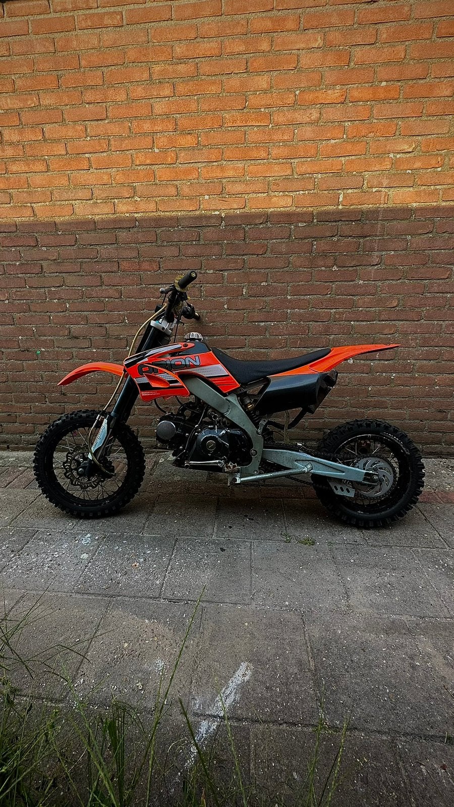 Orion pitbike 125cc 4t schakel, Ophalen, Gebruikt, Pitbike