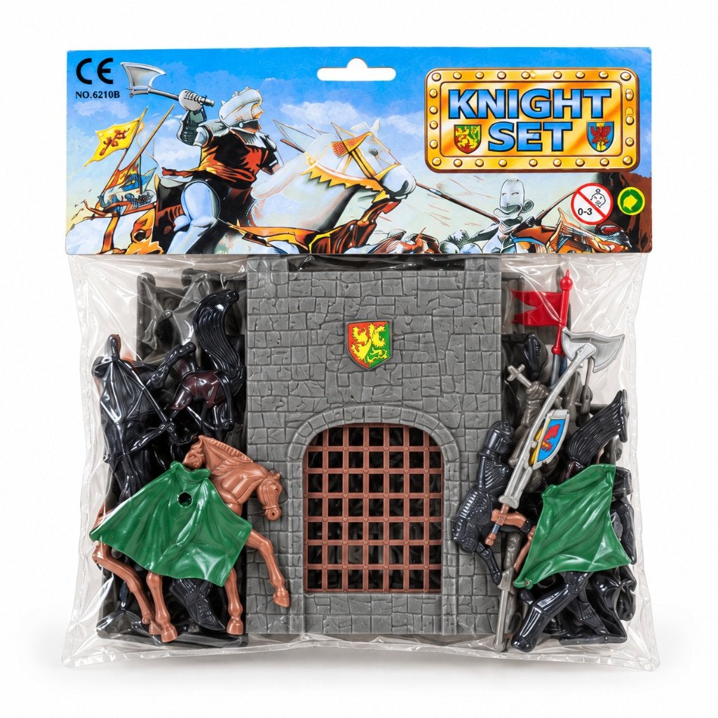 Knight Set 6210B Ridder Speelset met Kasteel, Paarden & Acc., ., Overige typen, Nieuw, Ophalen of Verzenden