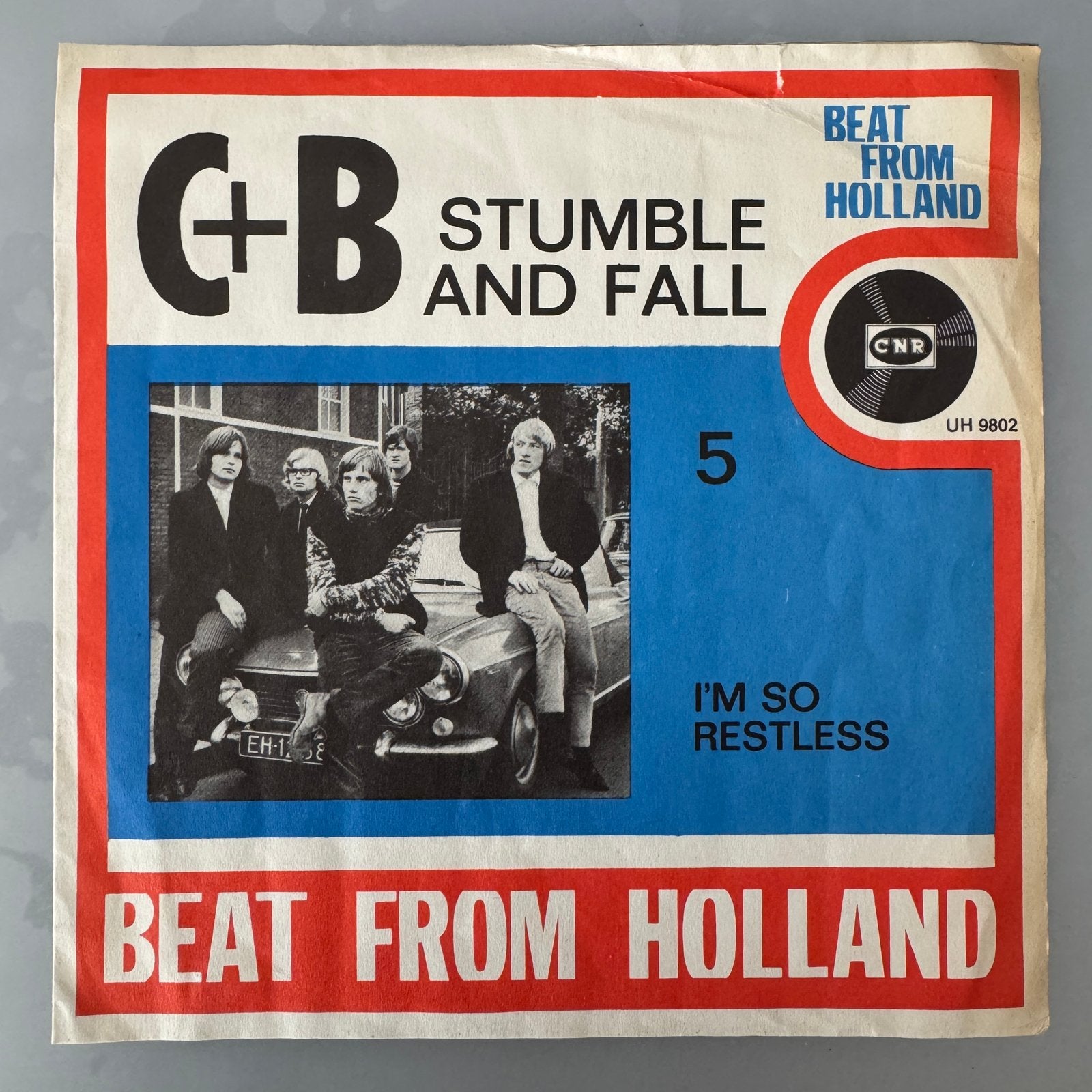 ZELDZAAM Hoesje van C+B - Stumble and Fall (Cuby Blizzards), Verzenden, 7 inch, Fotohoes, Zo goed als nieuw