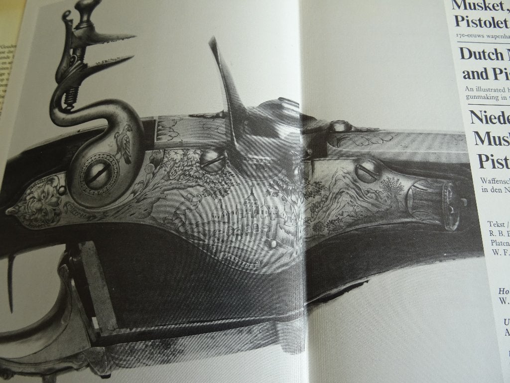 BOEK ANTIEKE  WAPENS MUSKET PISTOOL ROER  GEWEER 17 EEUW, Ophalen of Verzenden, Overige soorten, Overige gebieden, Boek of Tijdschrift