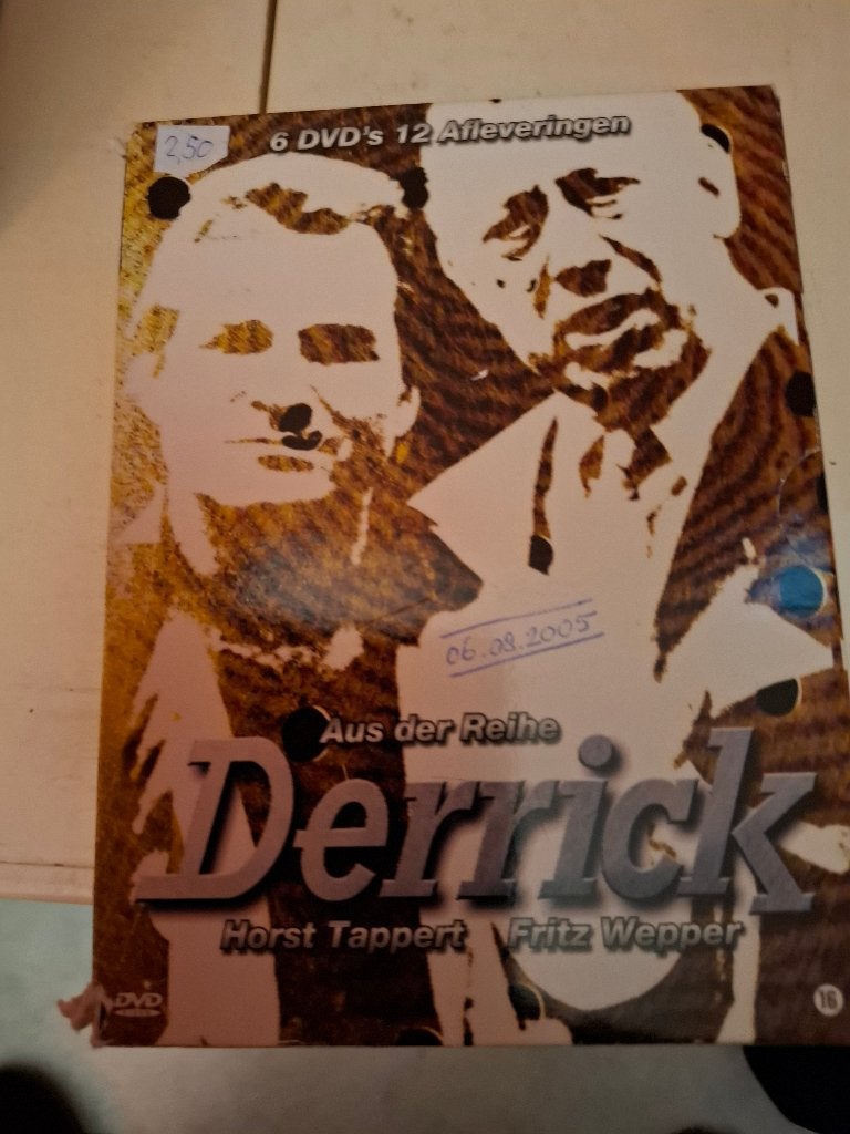 Derrick - 6 DVD's met 12 Afleveringen (Horst Tappert), Vanaf 16 jaar, Ophalen of Verzenden, Zo goed als nieuw, Detective en Krimi