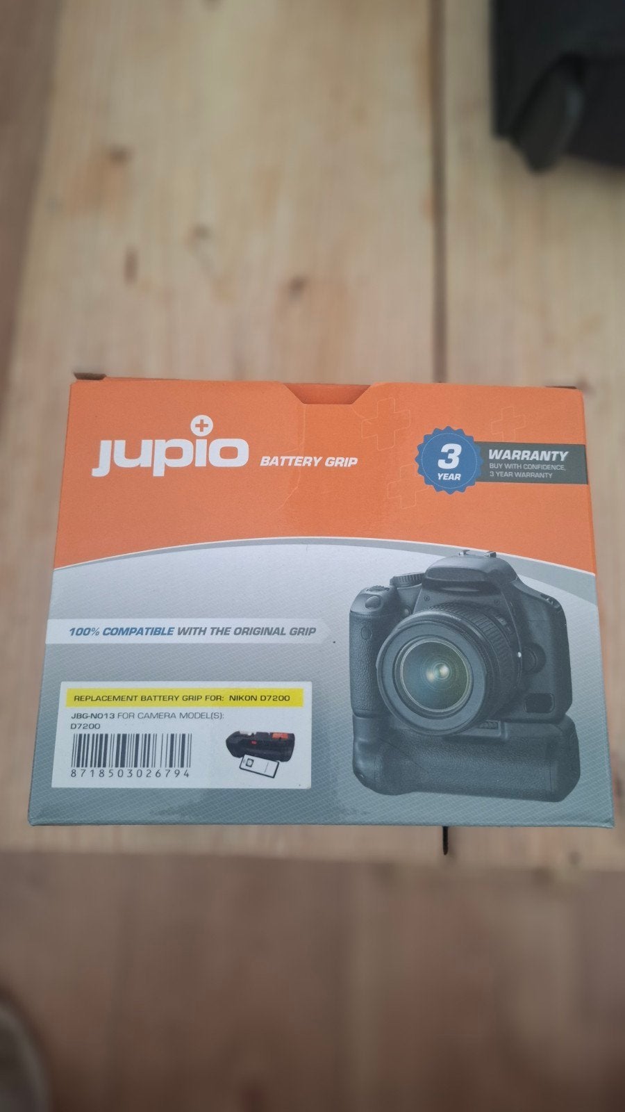 Jupio Battery Grip voor Nikon D7200 met afstandsbediening, Overige merken, Overige typen, Ophalen of Verzenden, Gebruikt
