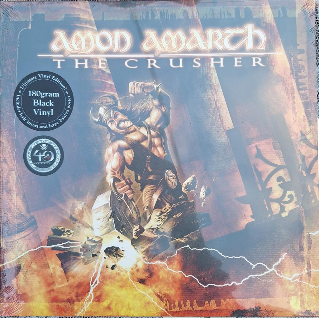 Amon Amarth - The Crusher (180g Black Vinyl), Geseald, Ophalen of Verzenden, Nieuw in verpakking, 12 inch