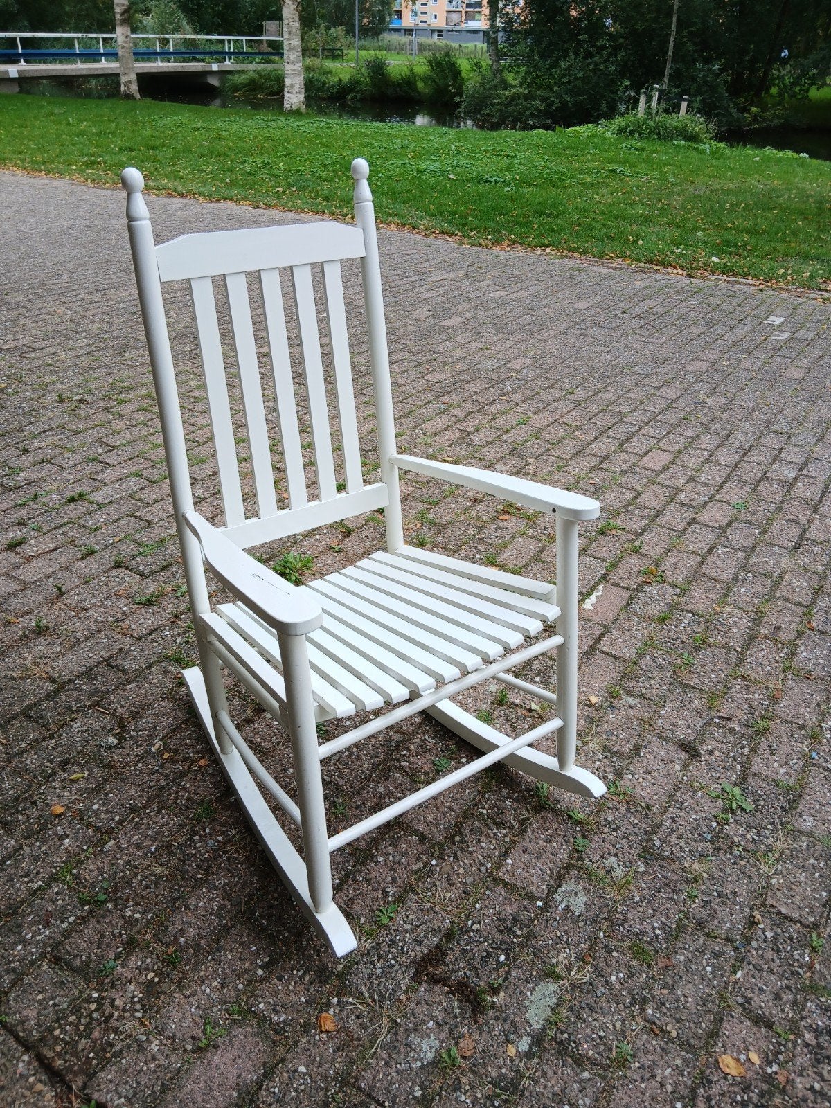 schommelstoel, Tuin en Terras, Ophalen, Hout