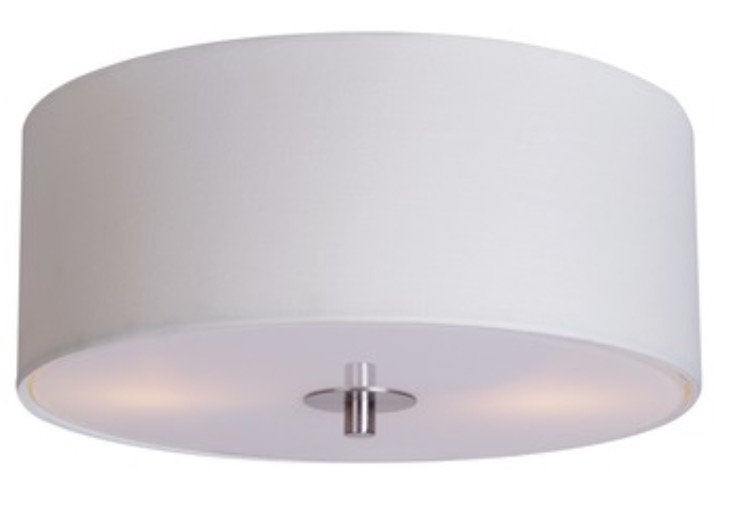 Karwei Plafondlamp Elle - (30cm), Huis en Inrichting, Modern, Textiel, Zo goed als nieuw, Wit