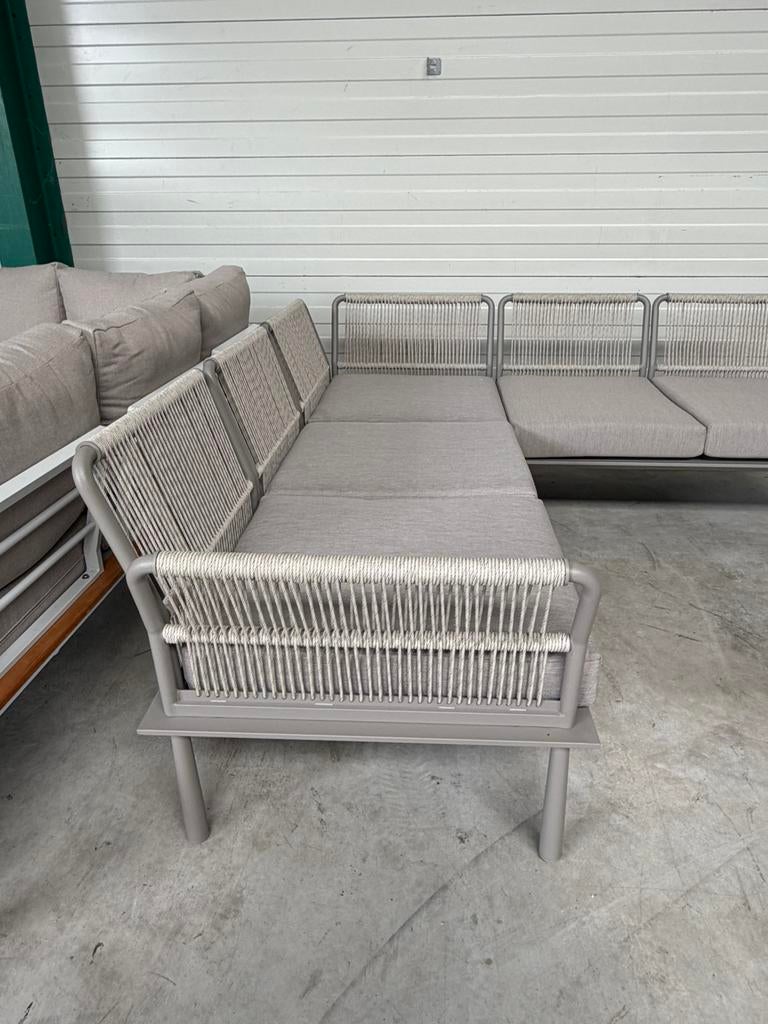 Tuinset loungeset buiten bank hoekbank tuinmeubels, 4 zitplaatsen, Ophalen of Verzenden, Loungeset, Bank
