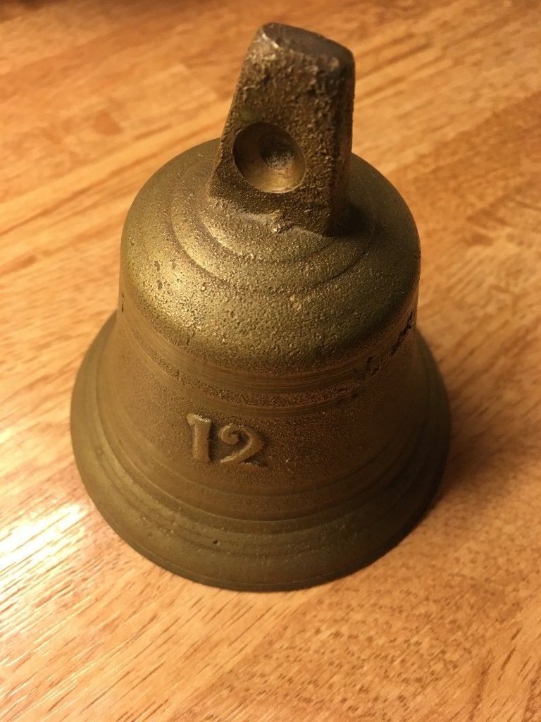 Oude deurbel / winkelbel nr. 12, Ophalen of Verzenden