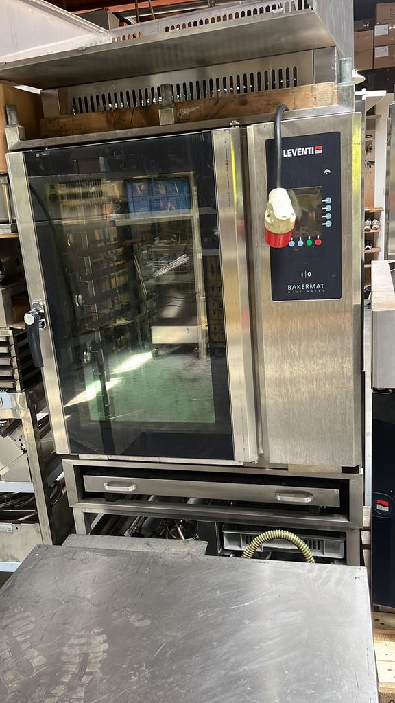 Leventi Quadro 8/10 plaats oven 380v 32a bakplaat 40 60, Ophalen
