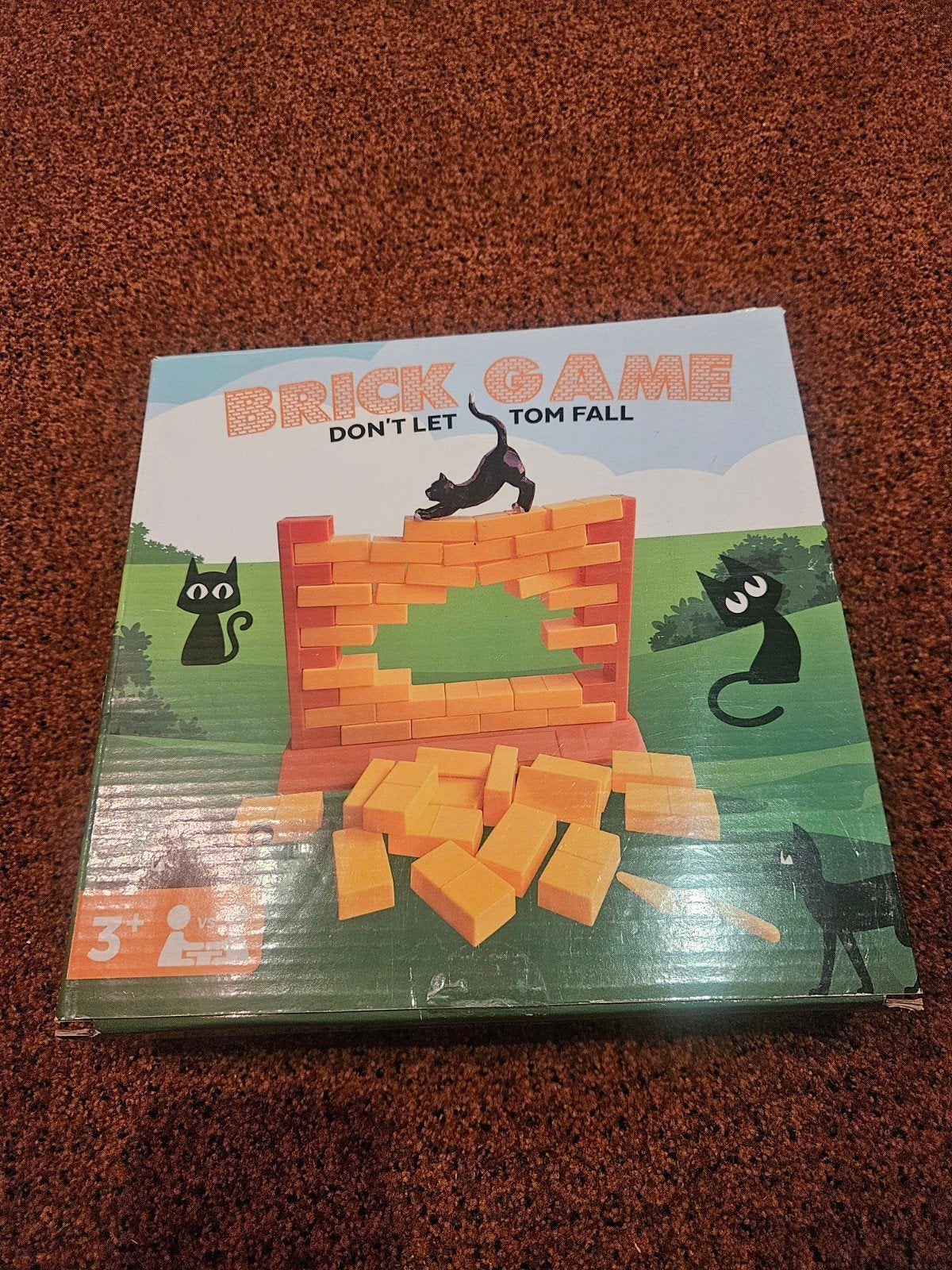 Brick Game: Don't Let Tom Fall - Leuk gezelschapsspel, Een of twee spelers, Ophalen of Verzenden, Zo goed als nieuw