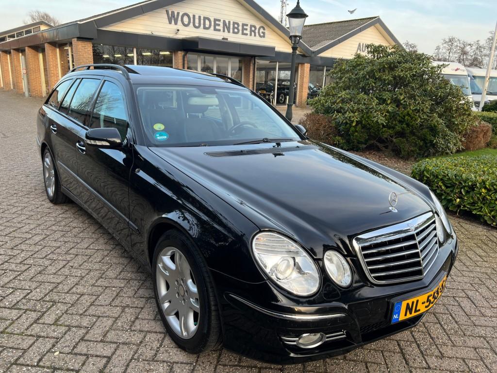 Mercedes-benz E-KLASSE E 200 Kompressor Avantgarde, Schuifda, Auto's, Automaat, Gebruikt, 1796 cc, Zwart