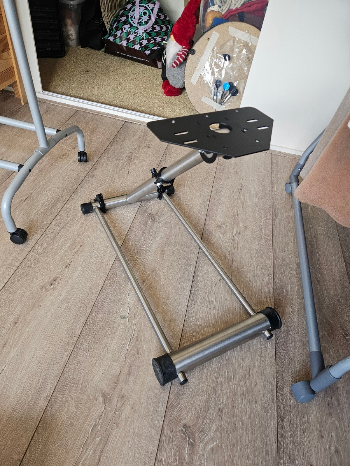 Opvouwbare Wheel Stand voor Sim Racing - Klaar voor de Race, Ophalen, Overige merken, Gebruikt