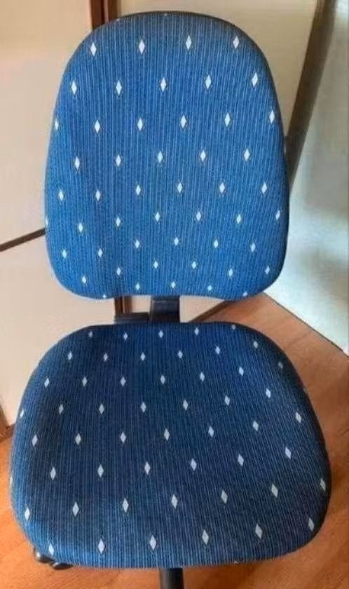 Bureaustoel, Ophalen of Verzenden, Zo goed als nieuw, Blauw, Bureaustoel