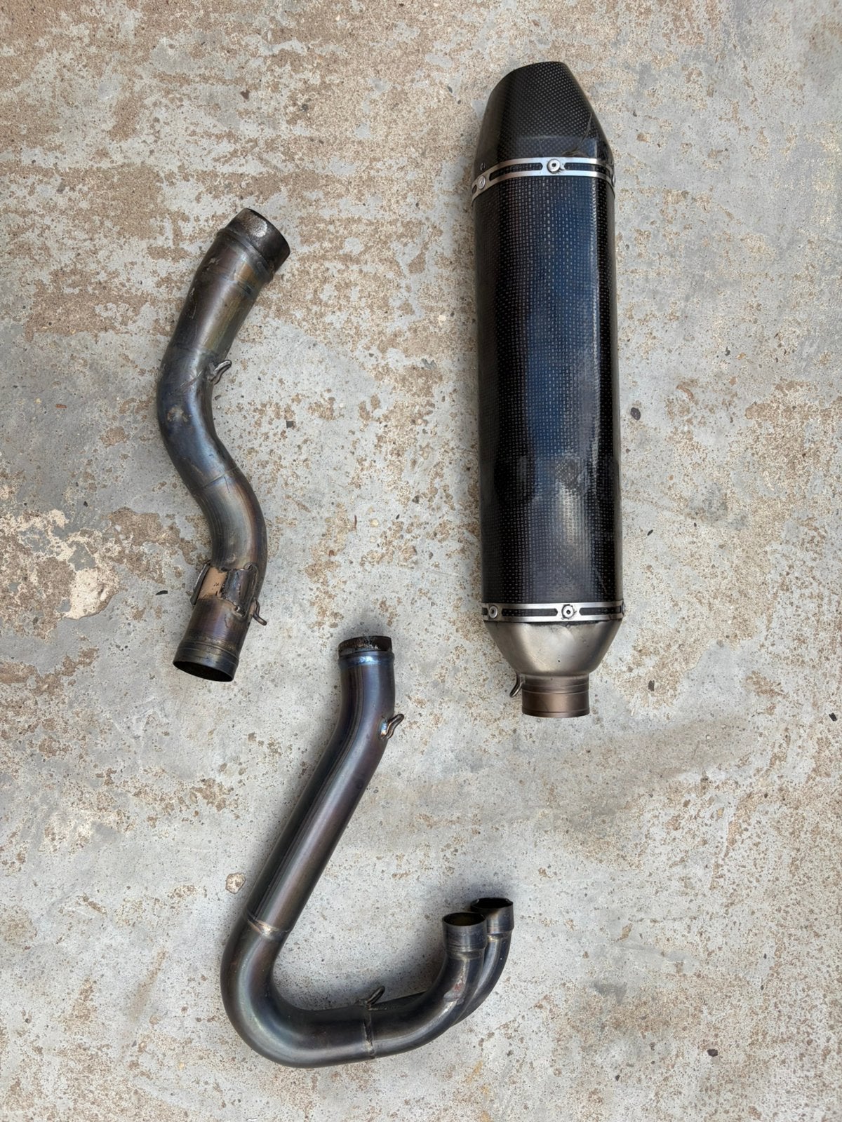Akrapovič titanium/carbon uitlaatsysteem KTM 450/525 EXC RFS, Ophalen of Verzenden