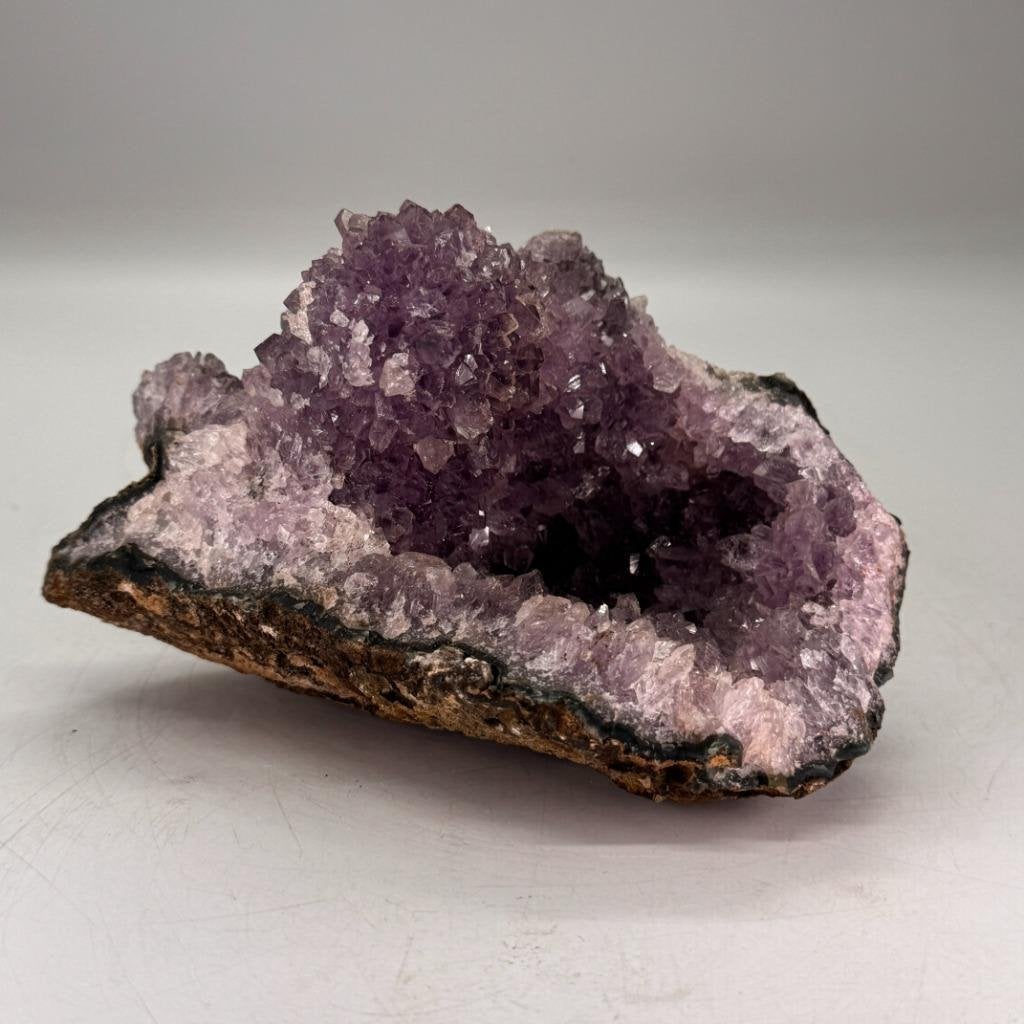 Unieke amethist cluster uit Uruguay, Ophalen of Verzenden, Mineraal