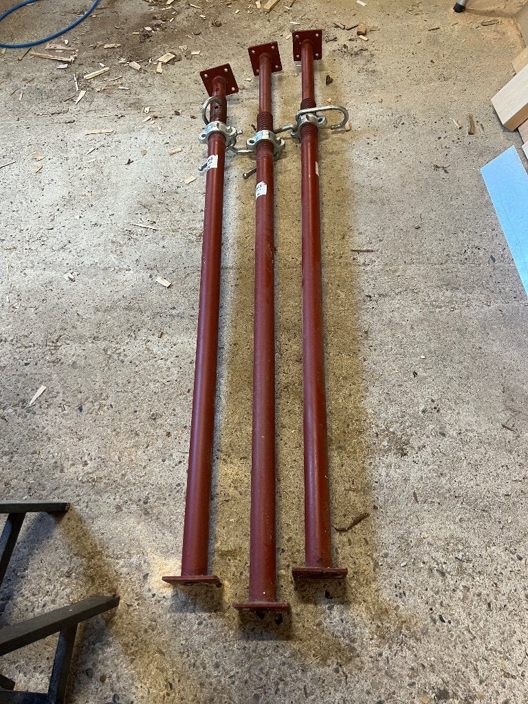 Steunpalen of Acro jacks, Ophalen, Zo goed als nieuw, Overige typen, 2 tot 5 meter