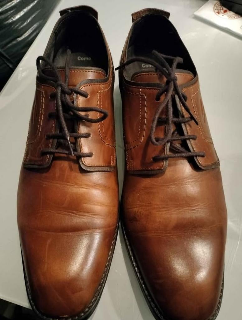 Nieuwe leren cognac kleurige " Camel Active" heren schoenen, Ophalen, Overige kleuren, Nieuw, Camel Active