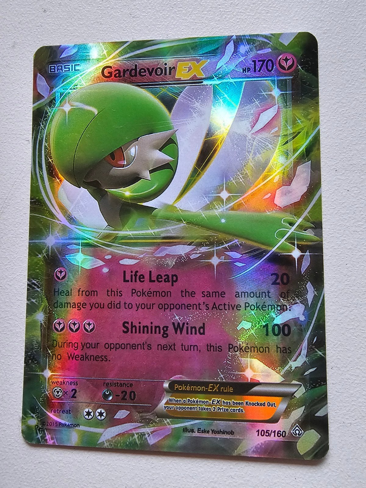 pokémon Gardevoir EX hp 170, Ophalen of Verzenden, Zo goed als nieuw