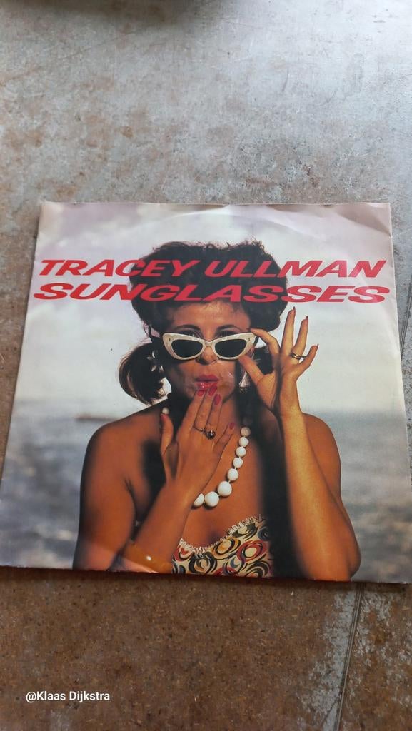 Tracey Ullman - Sunglasses vinyl single, Cd's en Dvd's, Vinyl | Pop, Ophalen of Verzenden, Gebruikt, Overige formaten
