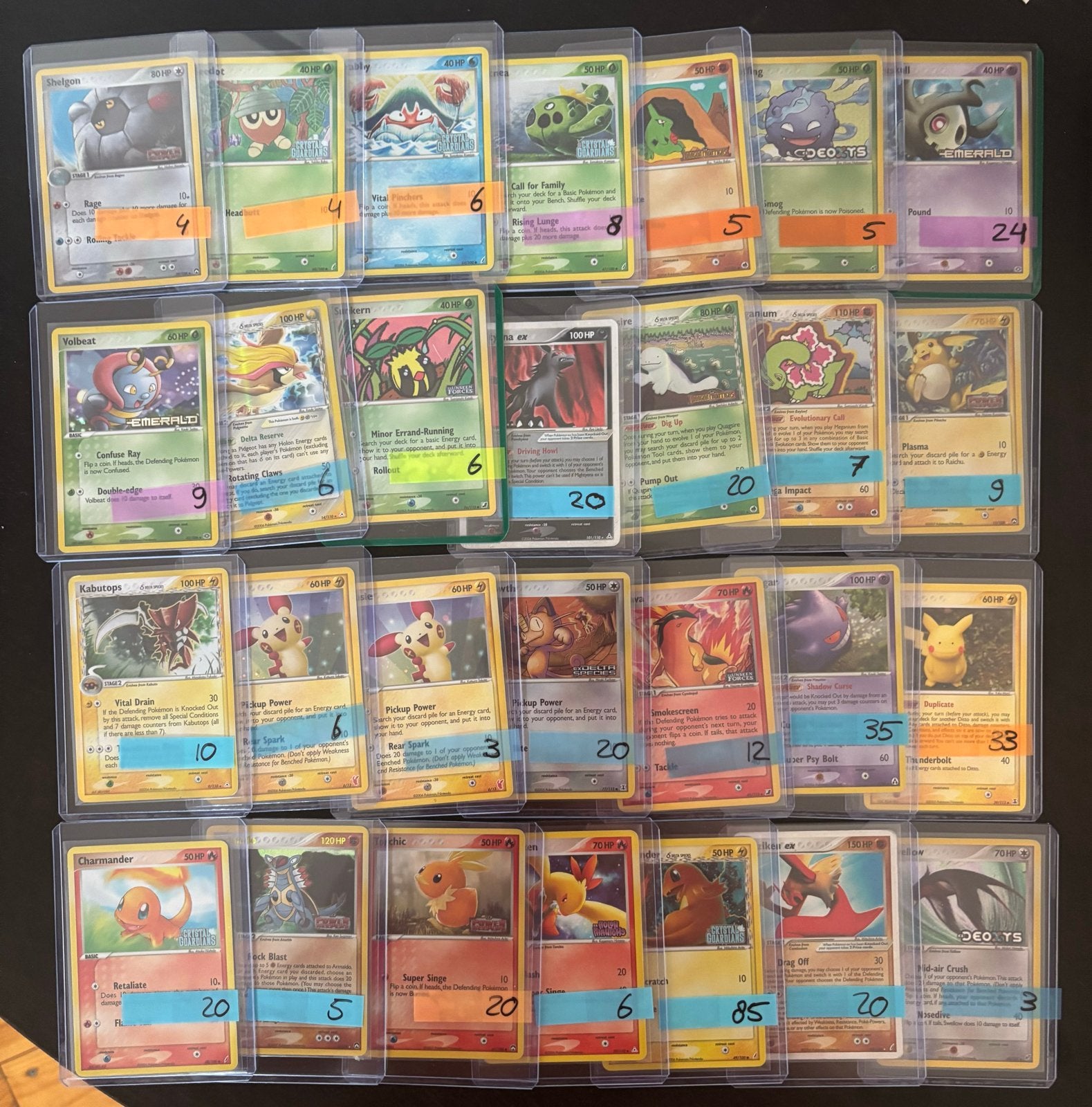 Pokémon Kaarten Collectie ex era stamped, Ophalen of Verzenden, Gebruikt, Meerdere kaarten, Foil