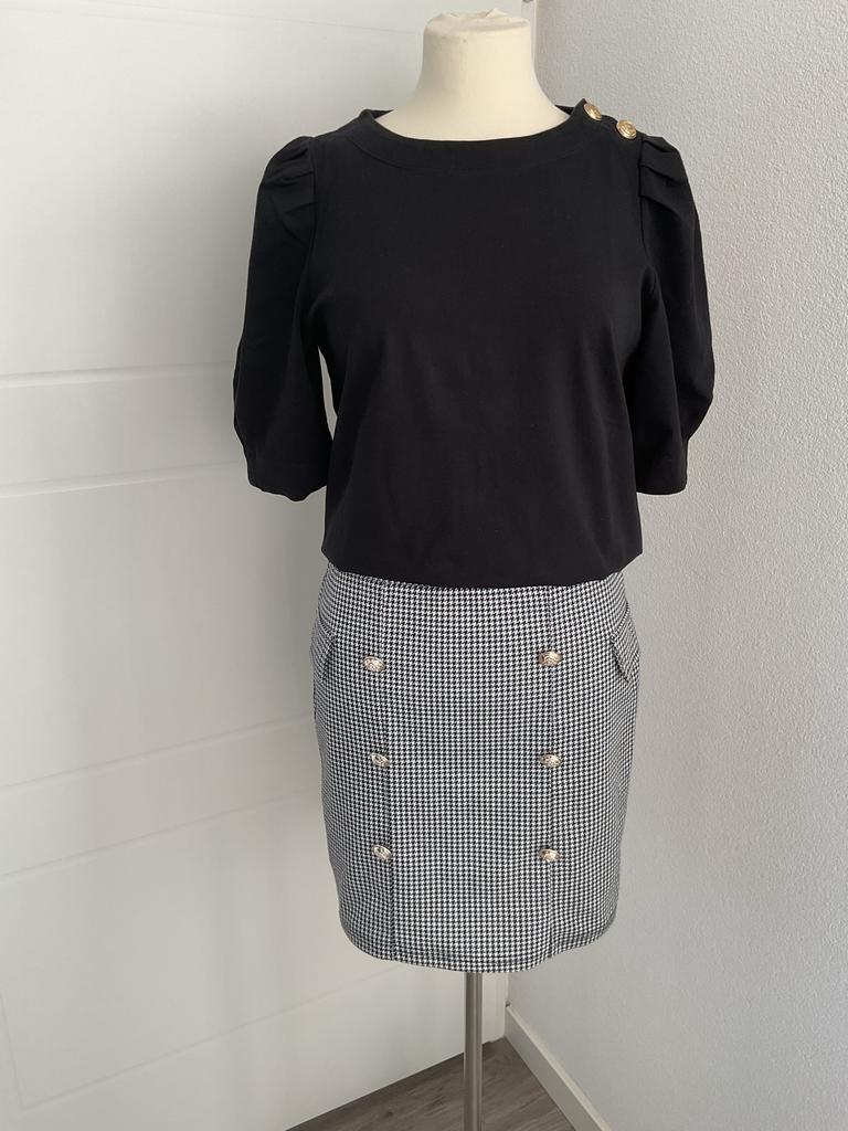 Cherry Koko rok maat 36, Verzenden, Zwart, Zo goed als nieuw, Maat 36 (S)