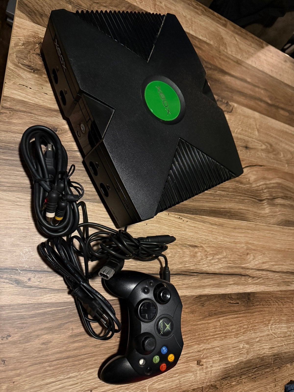 Xbox 1 original classic console met games en dvd set, Spelcomputers en Games, Ophalen of Verzenden, Zo goed als nieuw, Met 1 controller
